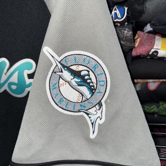Vintage MLB Florida Marlins #2 Ramirez Black And Gray Jersey Size Large - Picture 3 of 7